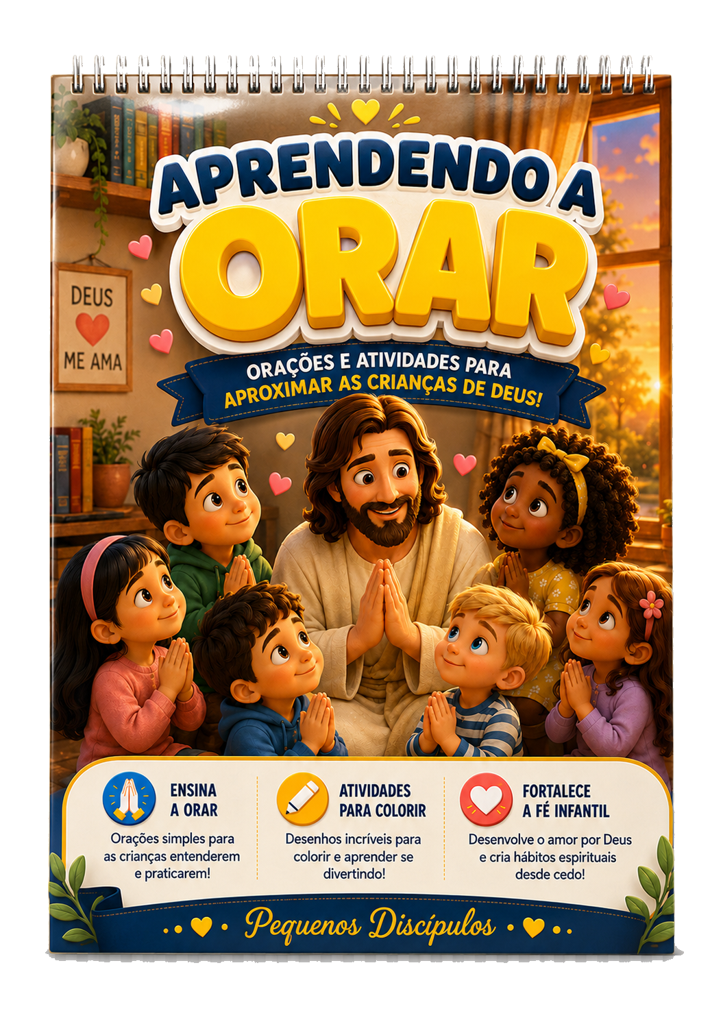 Capa do bônus Aprendendo a Orar